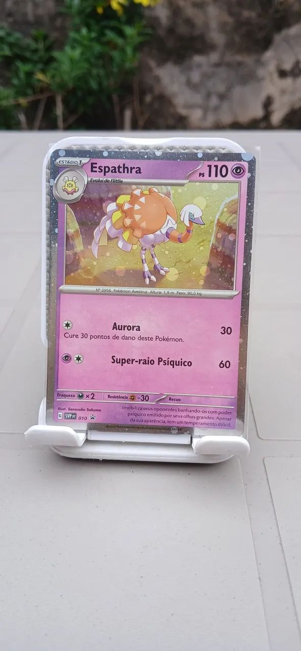 Carta Pokemon Espathra - Foto 2