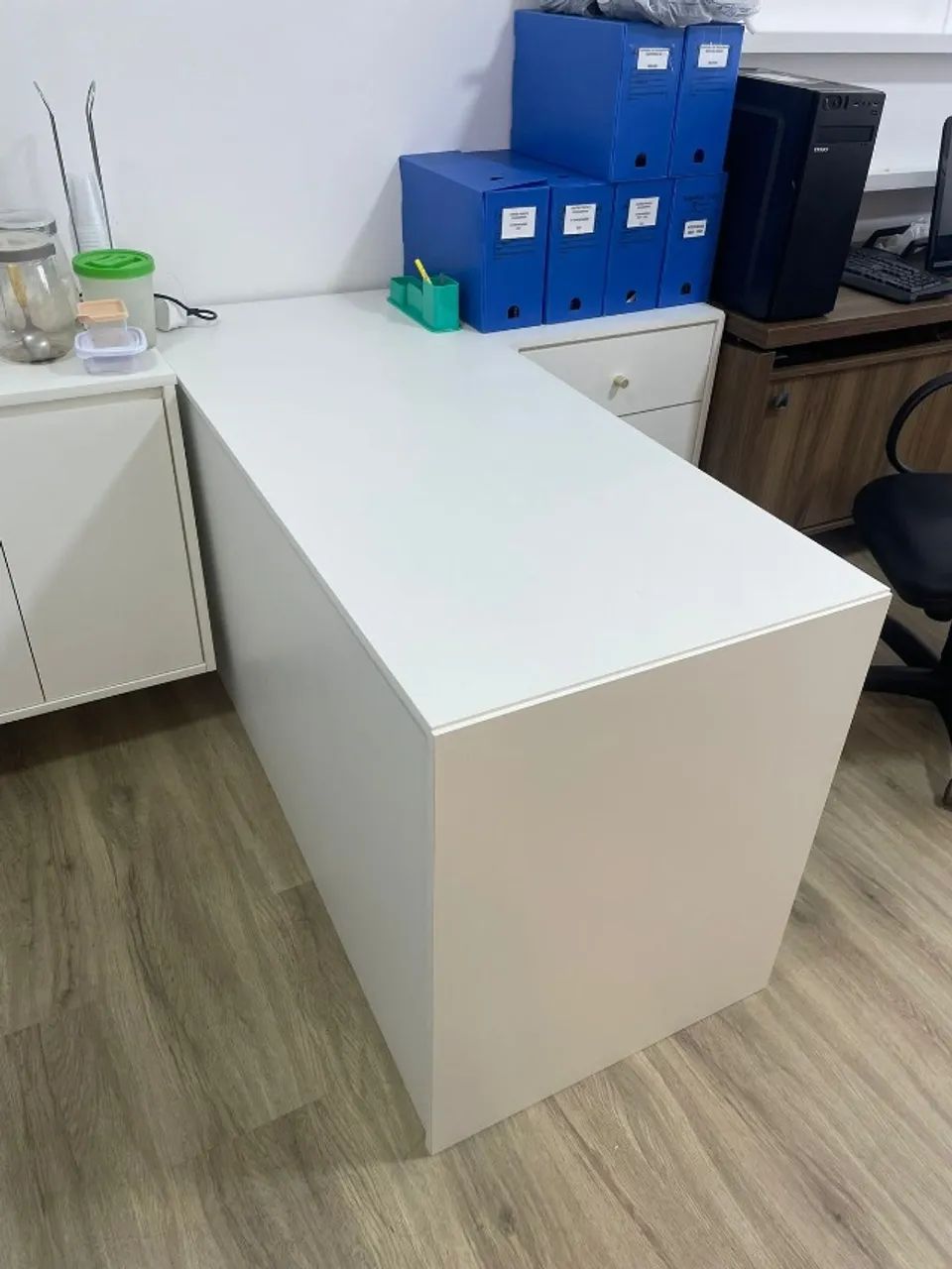 conjunto mesa de computador e balcao de cafe - Foto 2