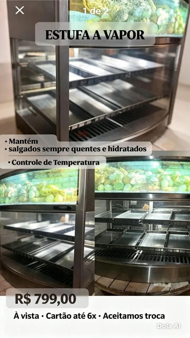 Estufa A Vapor 8 Bandejas 