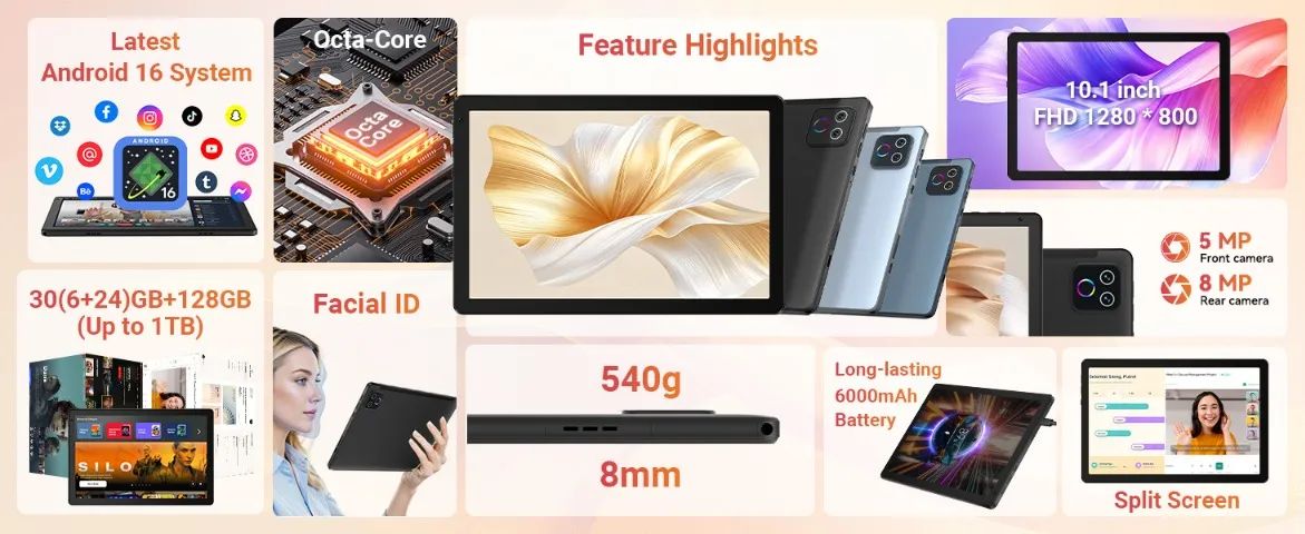 TABLET IMPORTADO NOVO ULTIMA GERAÇÃO ANDROID 16 - Foto 5