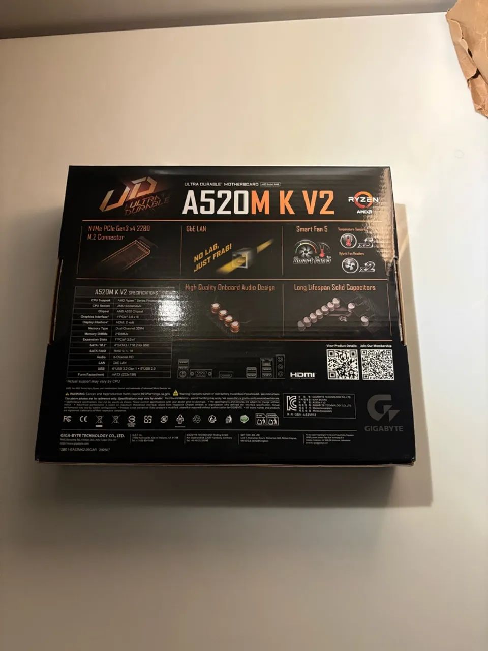 Placa Mãe A520M K V2 (NOVA) - Foto 3