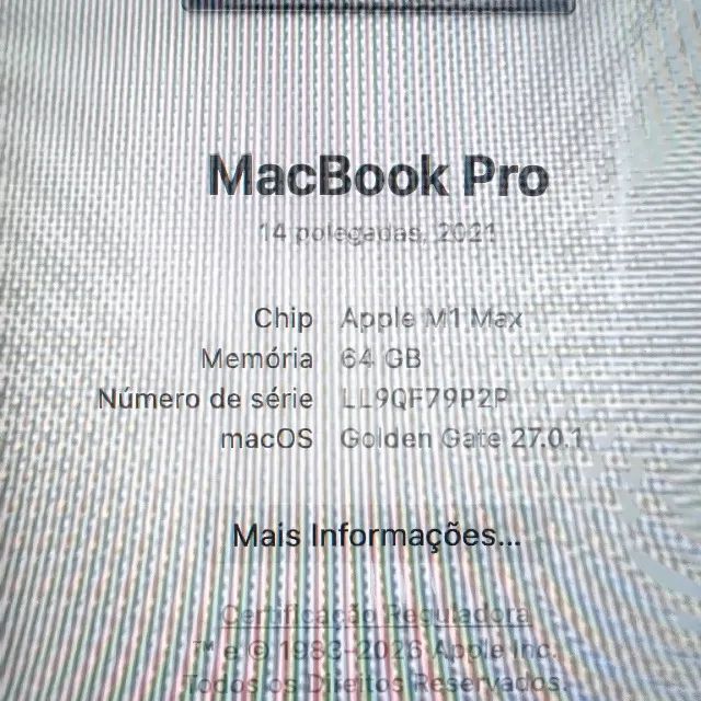 MACBOOK PRO 14 M1 MAX 64GB/1TB - 24GPU - 181C - SPACE GRAY - Foto 4