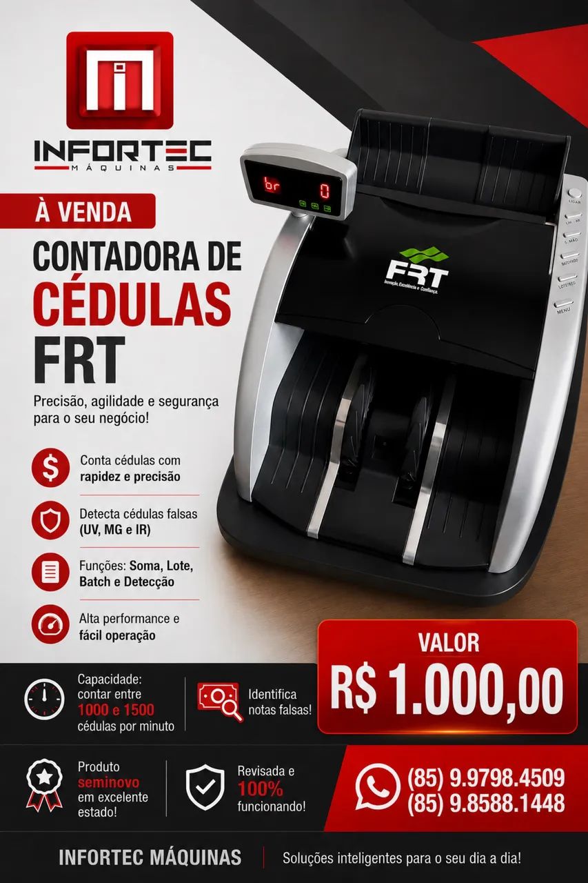 Máquina contadora de cédulas 