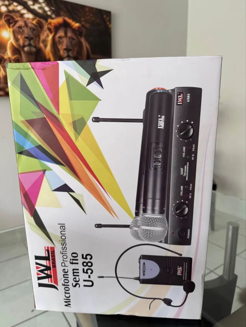 Kit Microfone sem fio LACRADO 