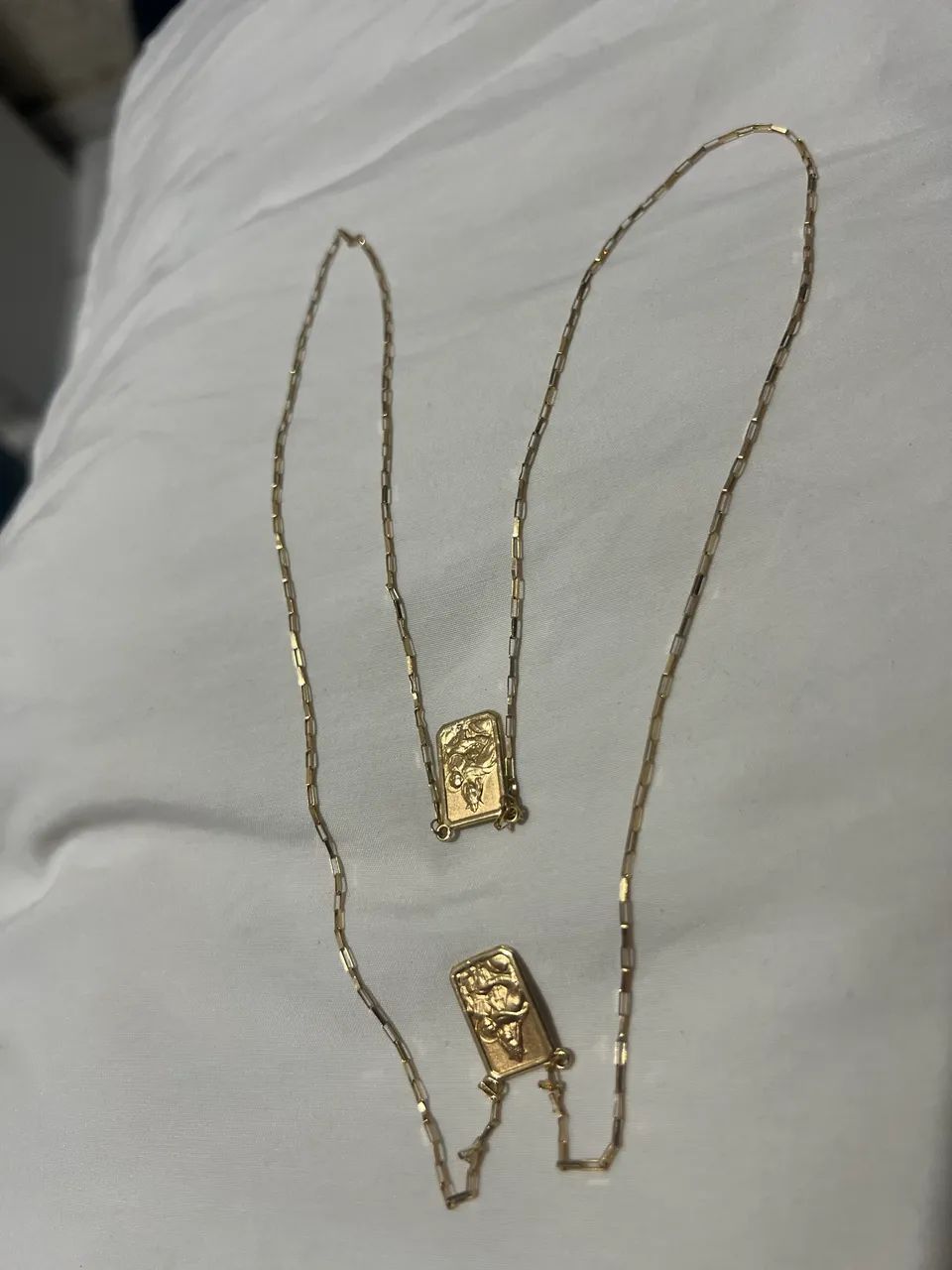 Cordão de ouro maciço 18k escapulário ? lindo - Foto 3