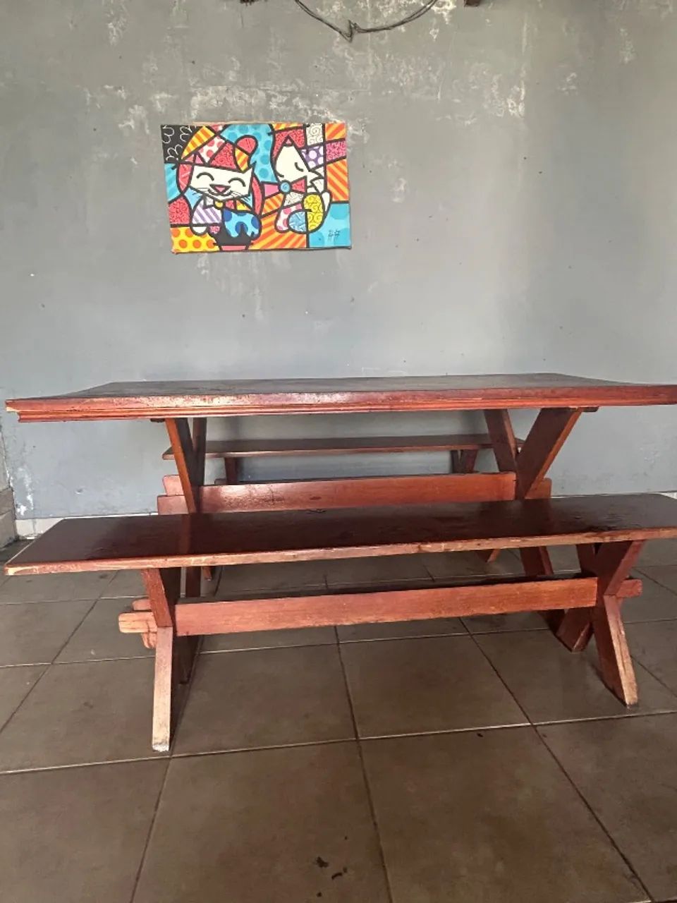 Mesa madeira Angelin - Foto 2