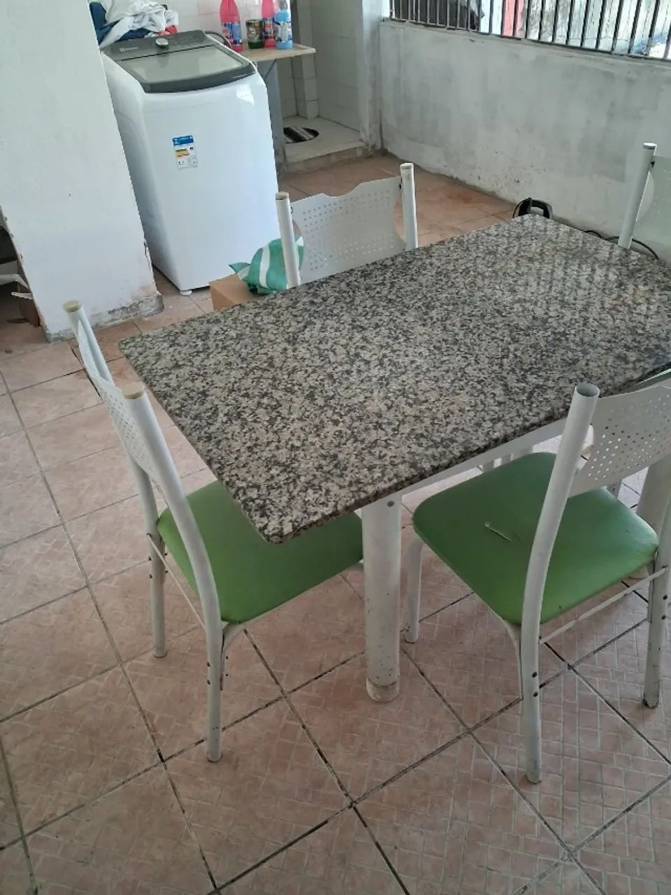 Mesa de Jantar 4 Lugares Marmore - Foto 2
