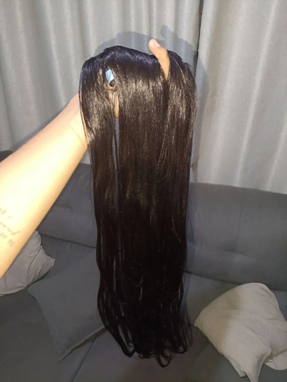 CABELO DE FIBRA EUROPEIA ? 70CM  - Foto 2