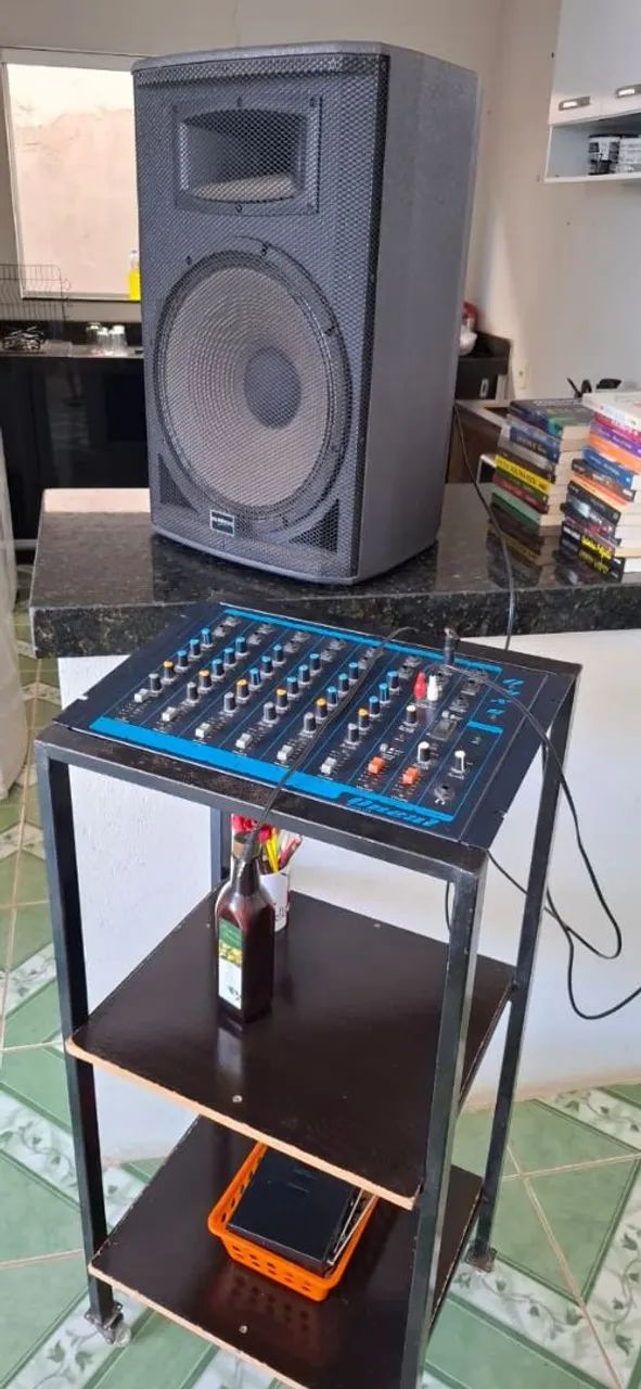 Caixa de Som com mesa  - Foto 4