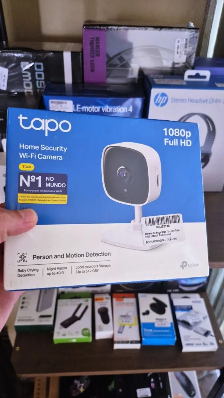 Câmera Wifi TP-Link, nova, lacrada, com garantia!
