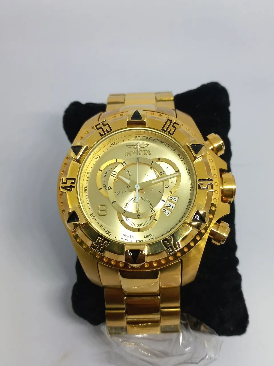 Relogio Invicta Dourado Novo - Foto 2