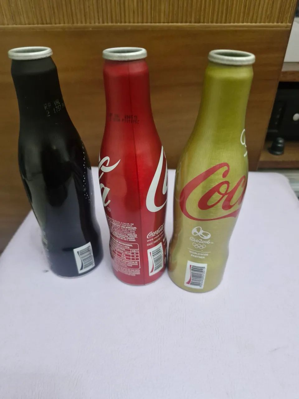 Garrafinhas colecionáveis Coca - Cola - alumínio  - Foto 4