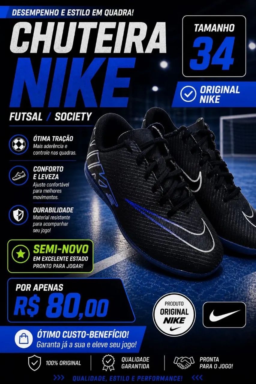 Chuteira Nike - Calçados Esportivos - Setor Meireles (Santa Maria