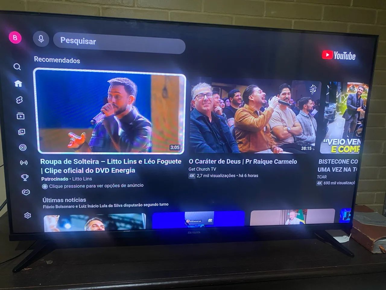 Vendo tv 43 polegadas funciona perfeitamente 