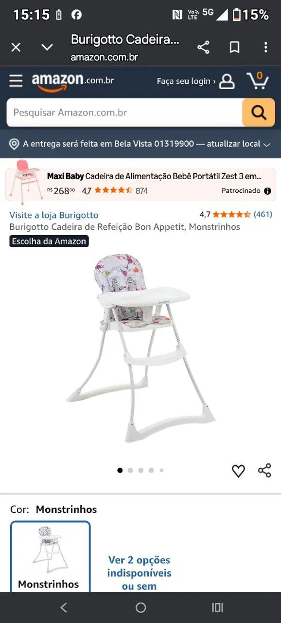  Cadeira d alimentação Burigotto