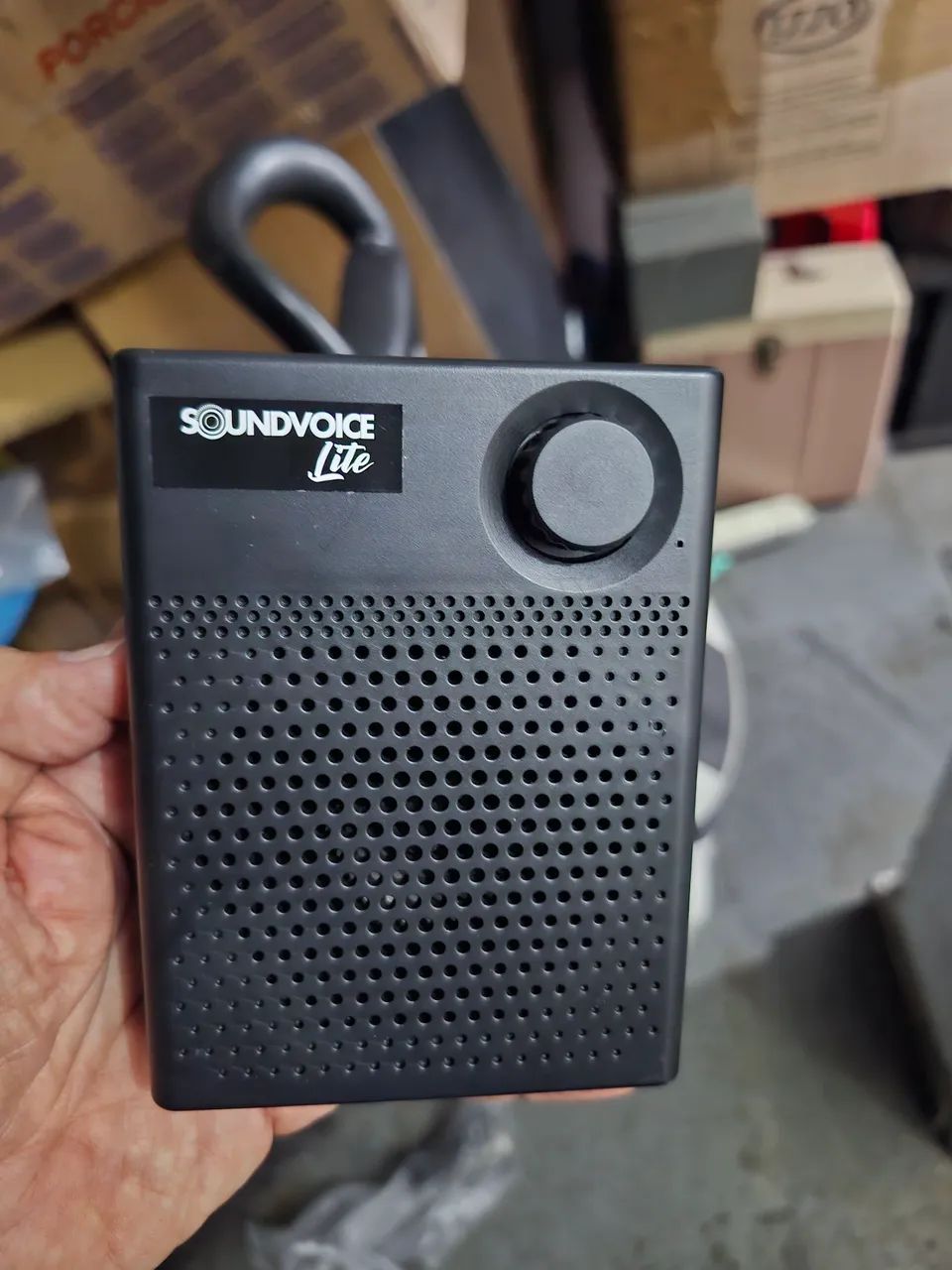 Amplificador portátil para professor com microfone e Bluetooth 