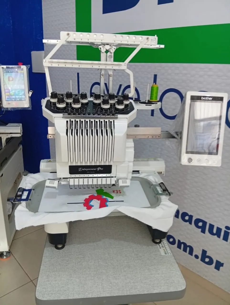 maquina industrial de bordado 10 agulhas brother