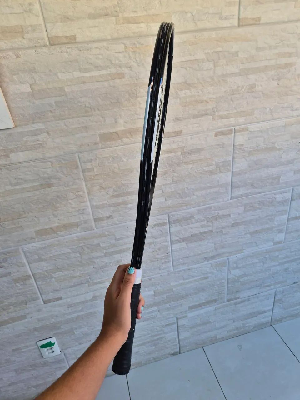 Raquete de Tênis Artengo Preta - Ótima para Iniciantes - Foto 2