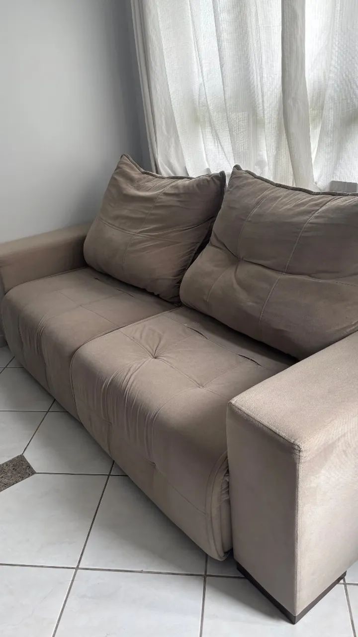 Sofá Retrátil 2,30m Super Confortável - Foto 2
