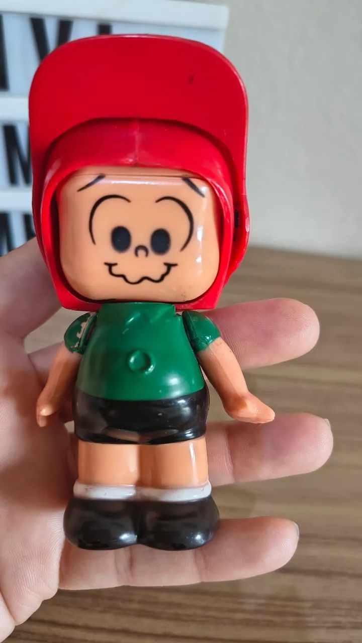 Boneco Cebolinha mix faces antigo vintage - Foto 5