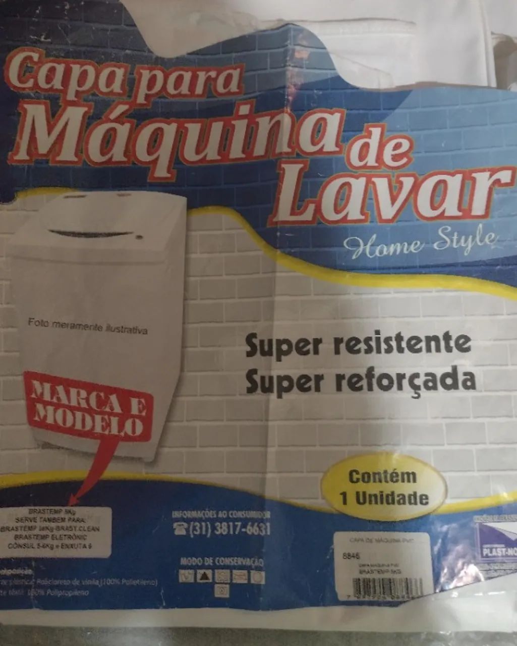 Capa  para Máquina de Lavar