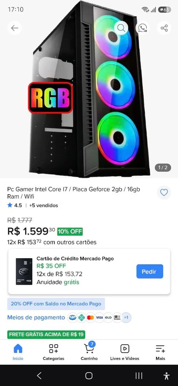 Vendo: CPU Pc Gamer Intel Core I7  - Foto 3