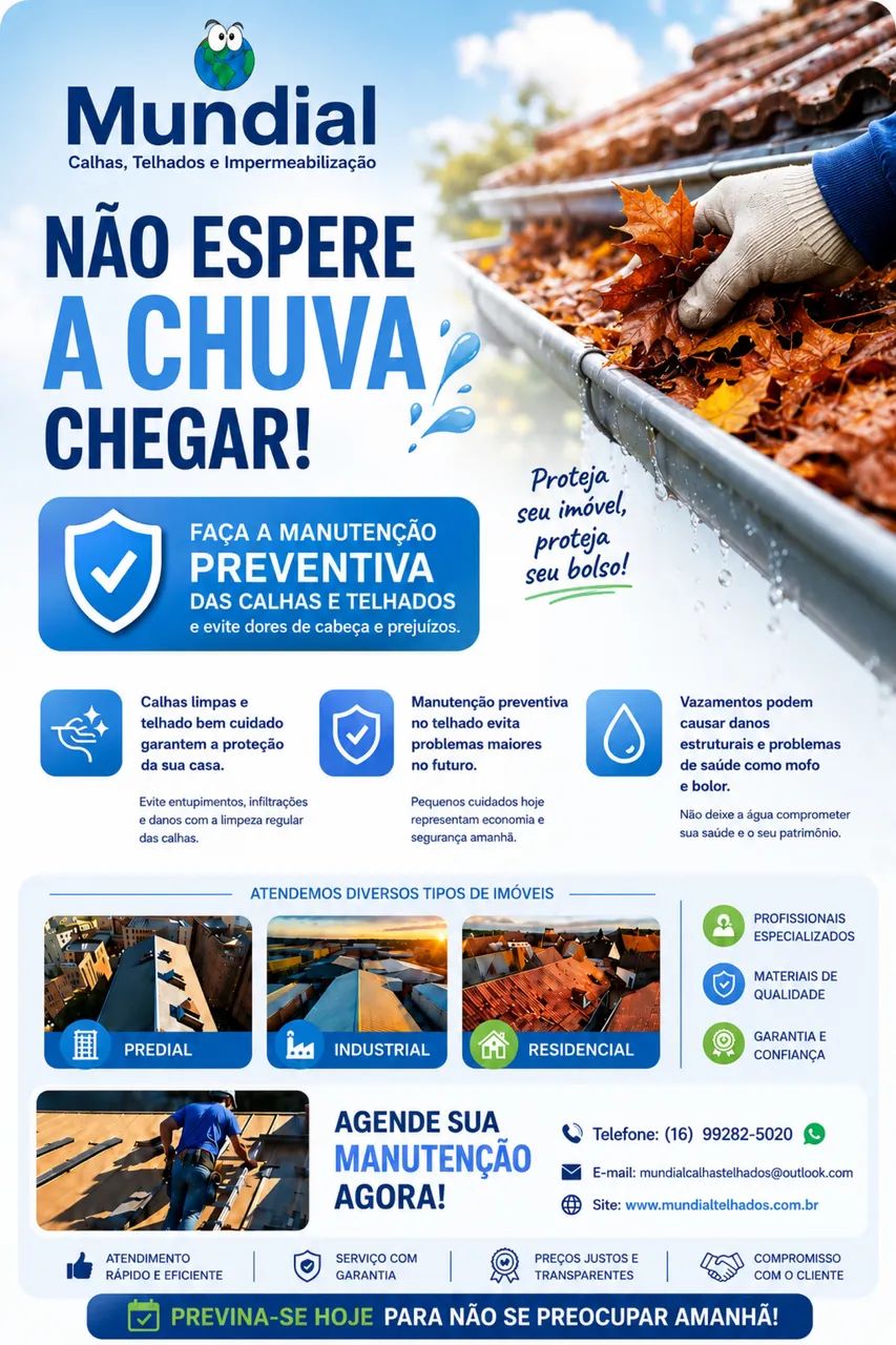 Manutenção de Telhados e Calhas  - Foto 4