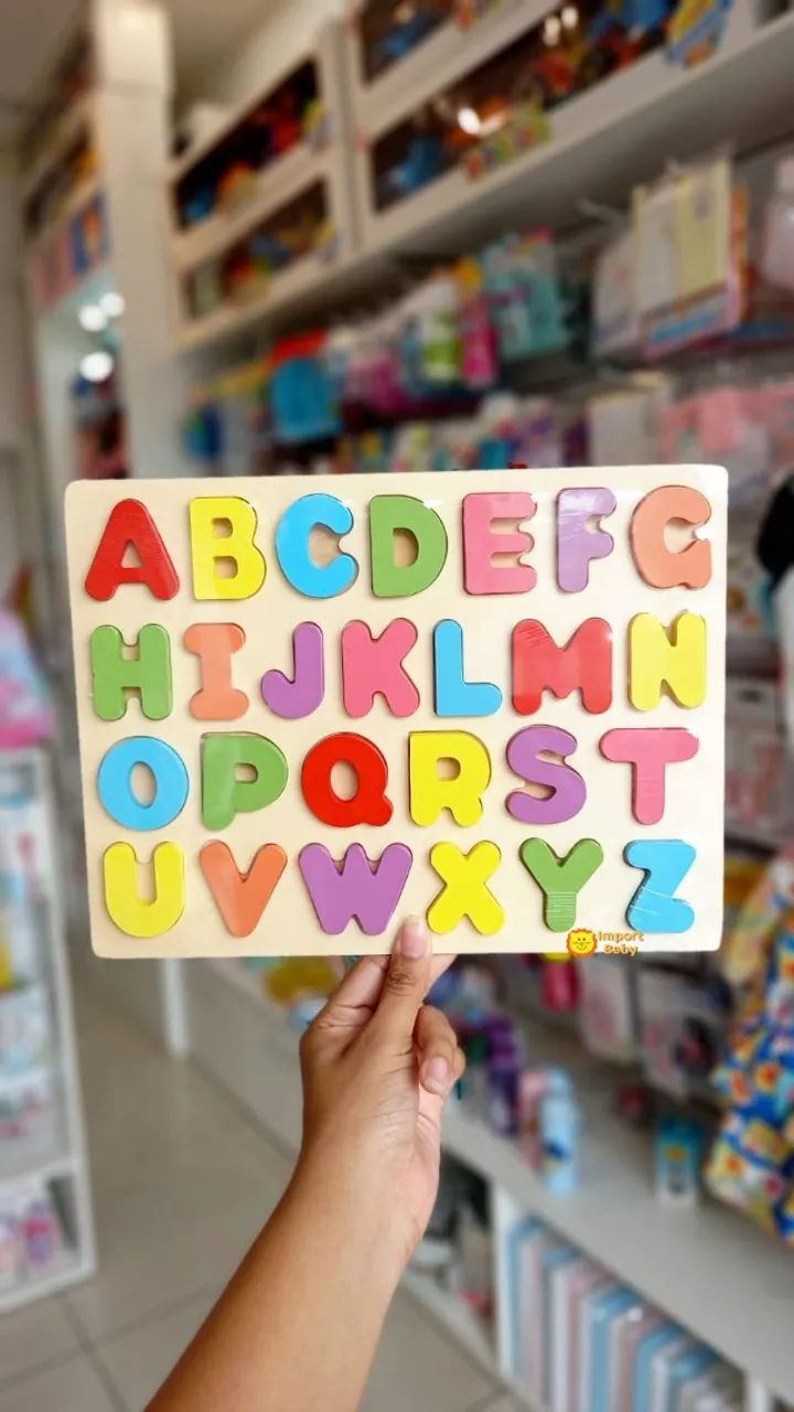 Brinquedos didáticos madeira