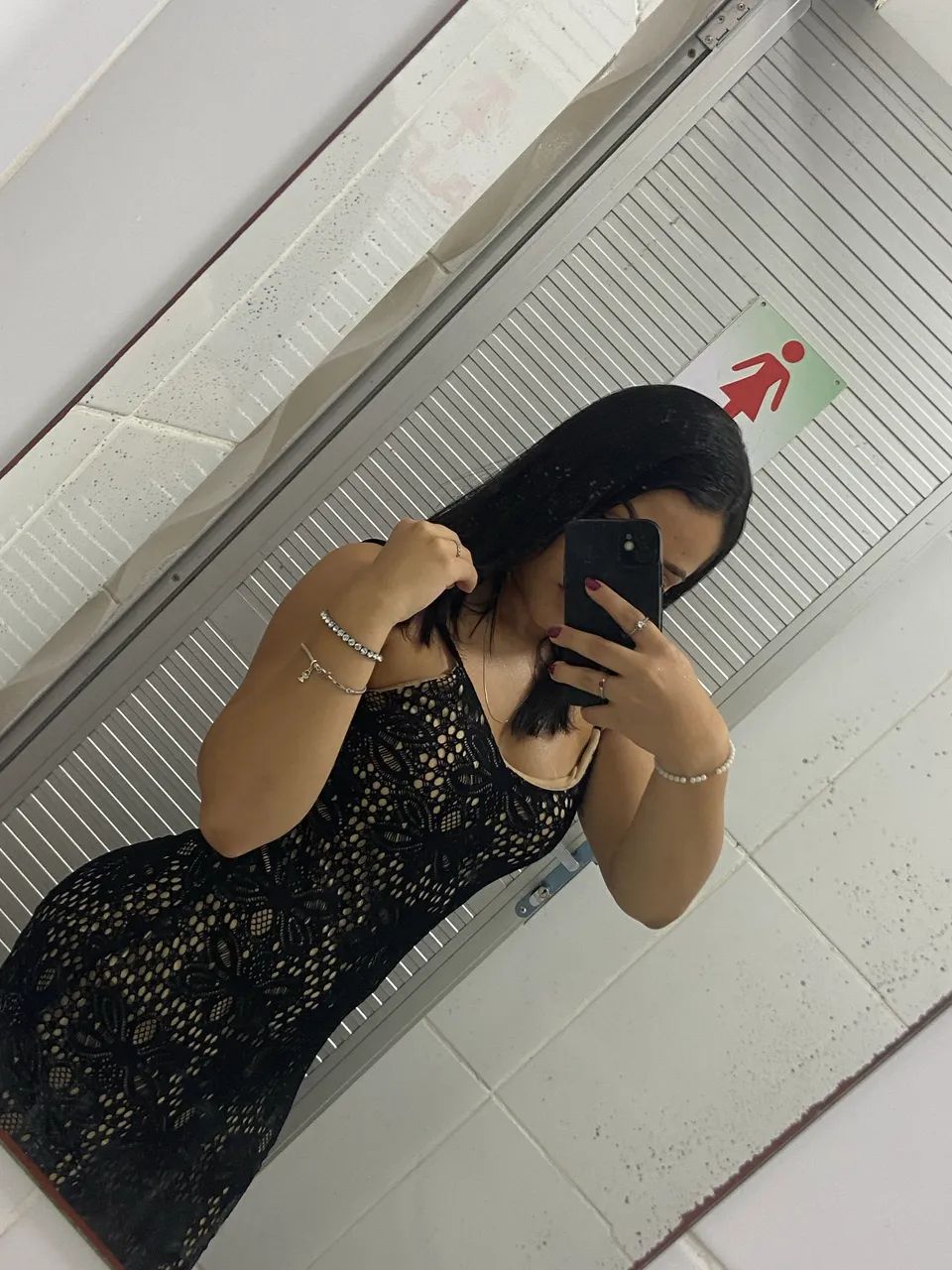 Vestido preto longo
