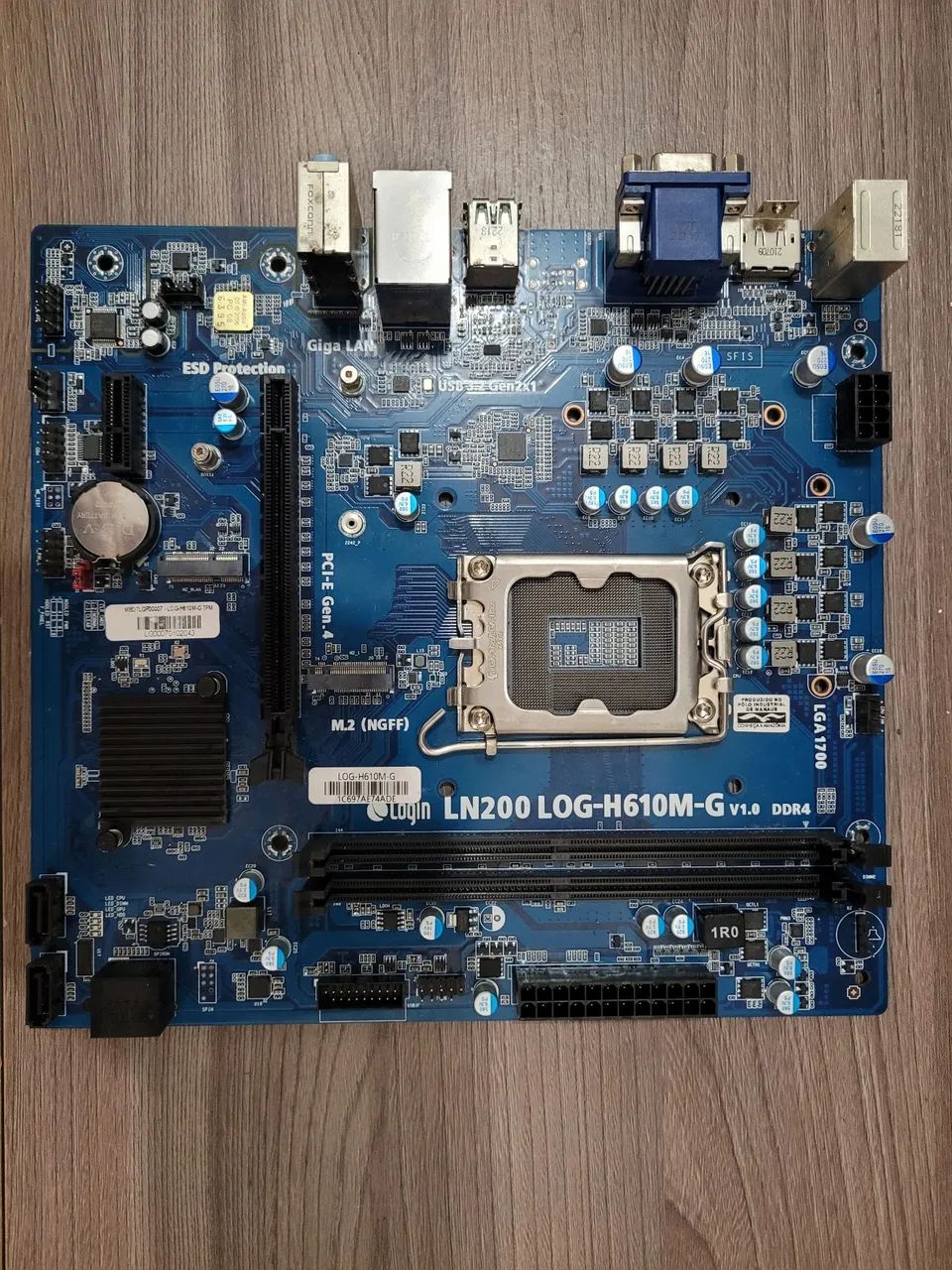 PLACA MÃE H610 LGA 1700  INTEL 12 GERAÇÃO 