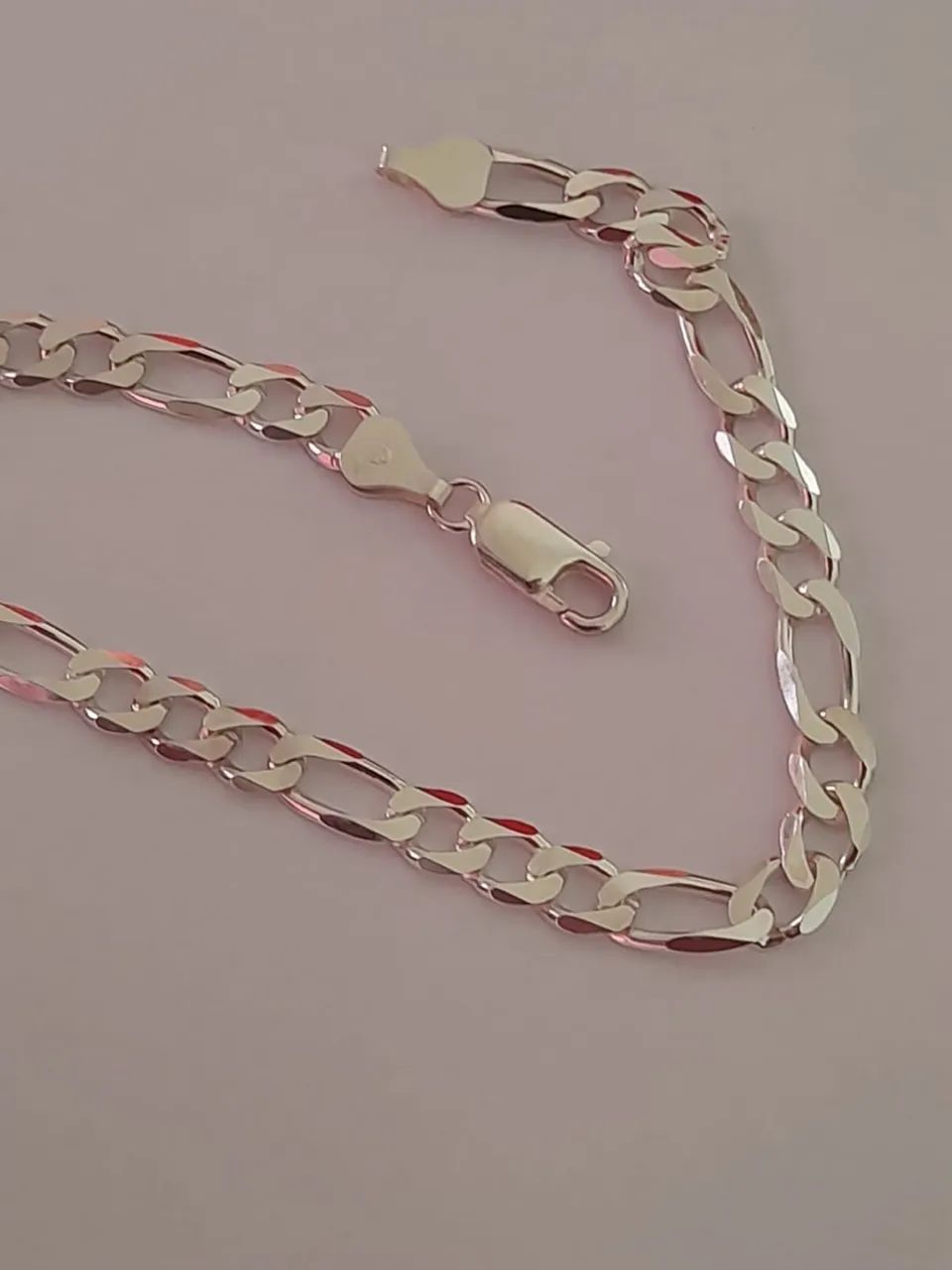 Pulseira prata modelo grumet 3x1 - Foto 5