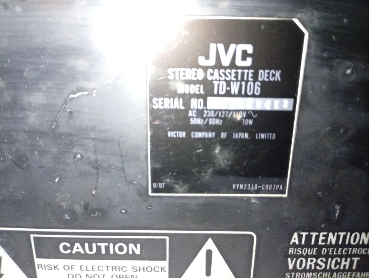 Duplo tape deck JVC tdw 106 - Foto 3