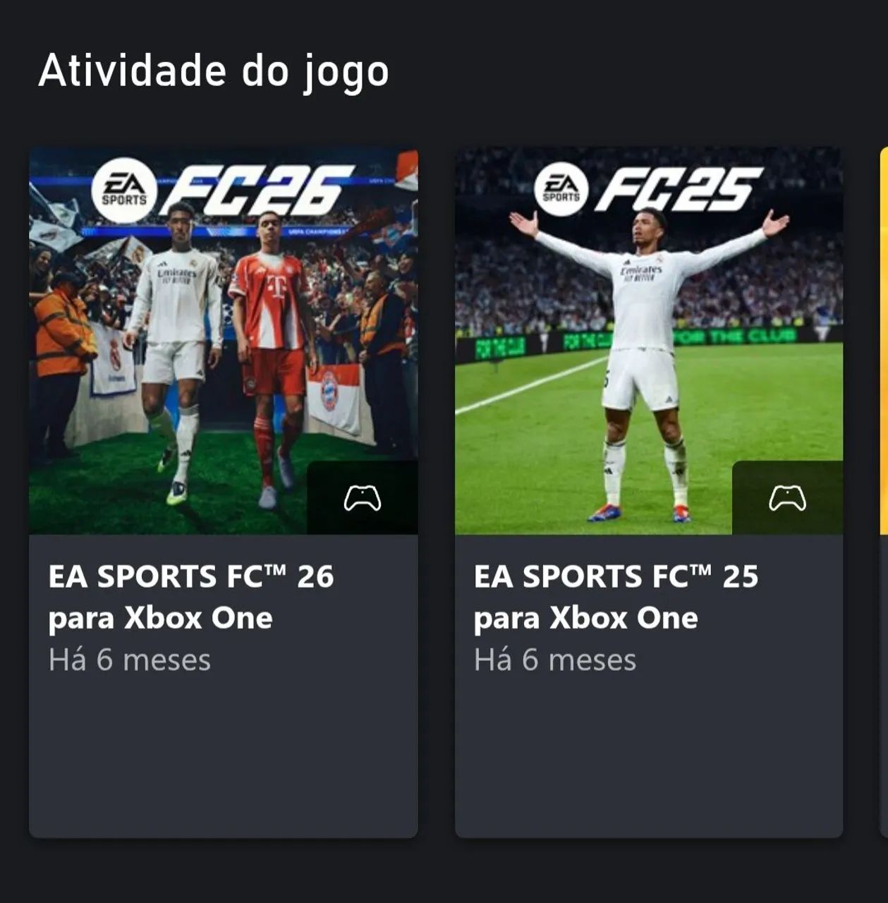 Vendo 4 Jogos de Xbox one Digital