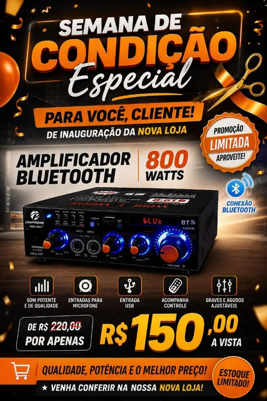 SOM BLUETOOTH DE CARRO - Foto 2