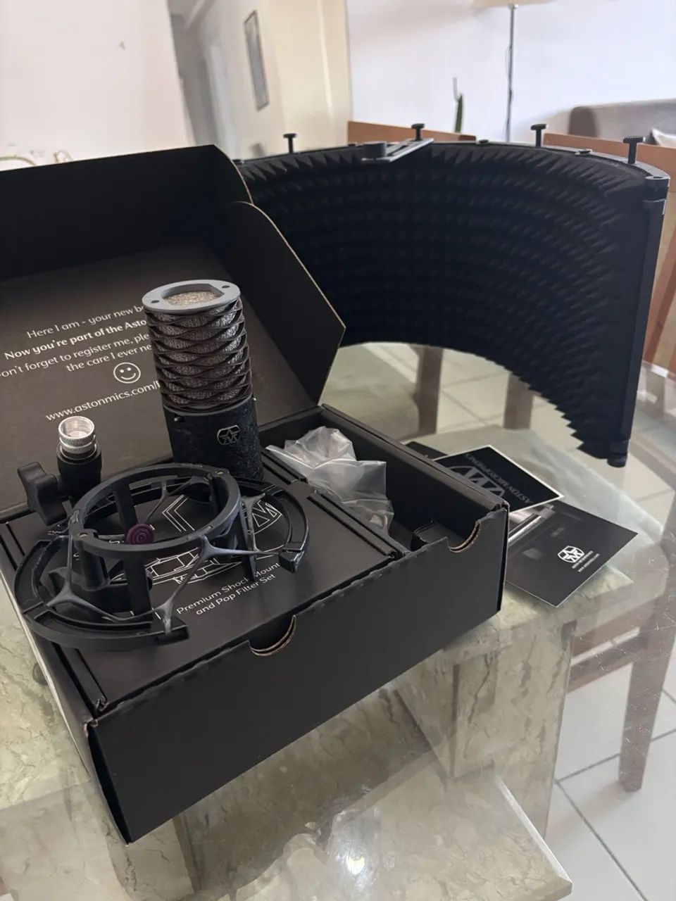 Microfone Aston Origin Black Bundle (Kit Gravação Profissional) - Foto 2