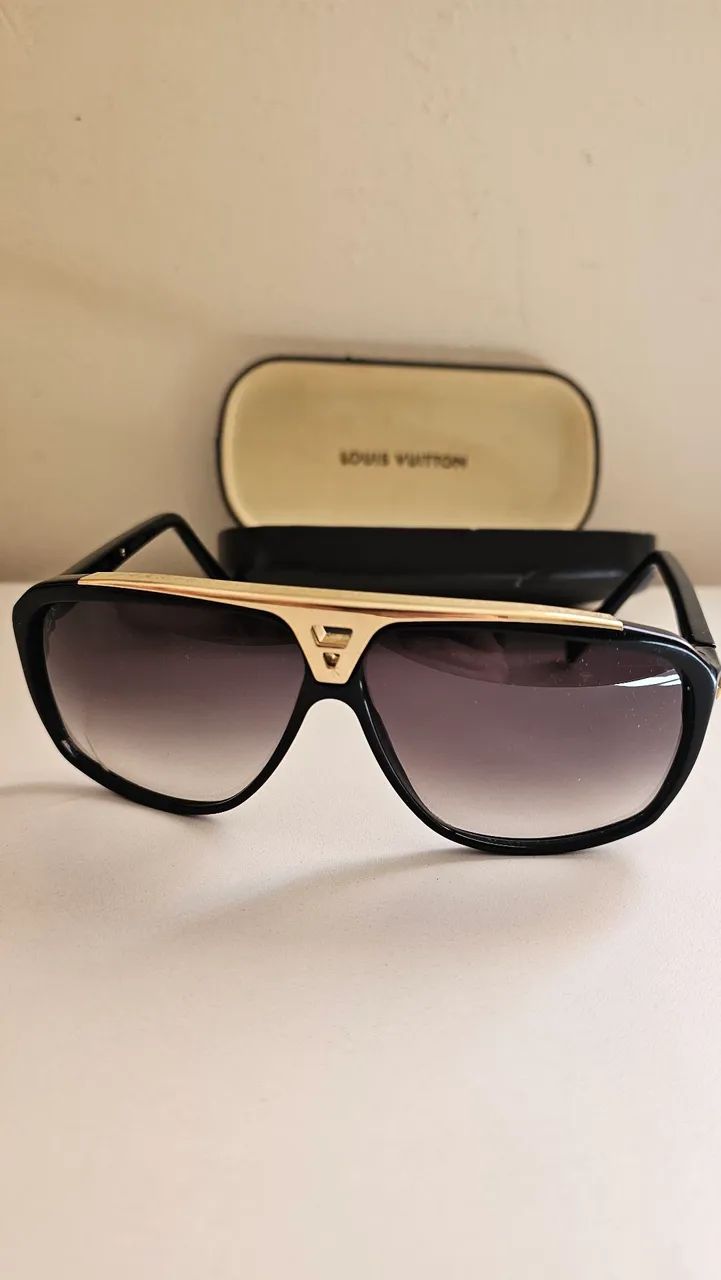 Óculos de sol raro Louis Vuitton Evidence Millionaire