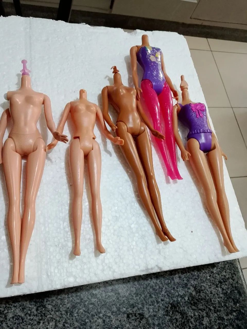 Lote de corpos sucatas de bonecas Mattel 