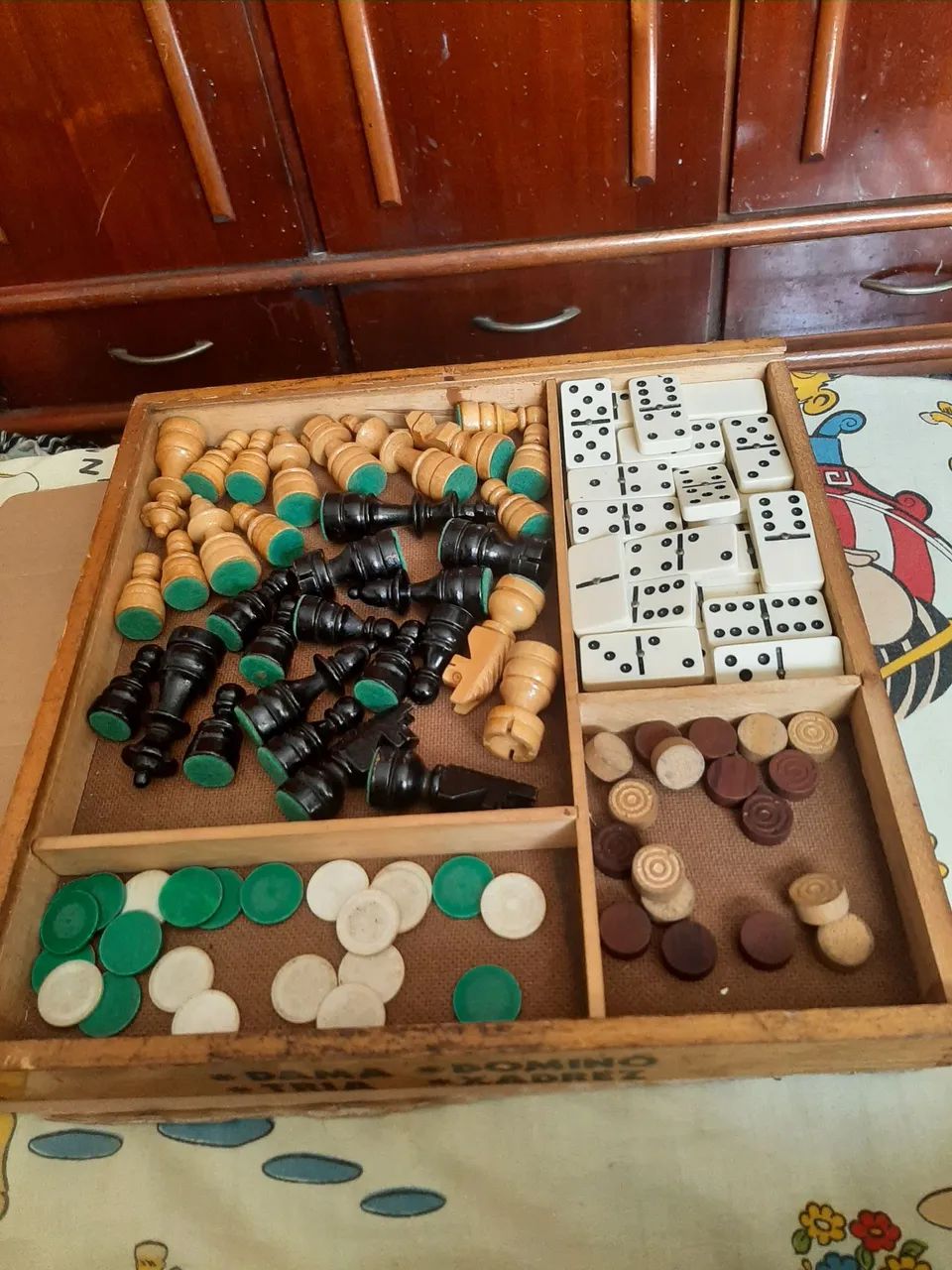 Tabuleiro de xadrez 4 em 1 - Foto 2