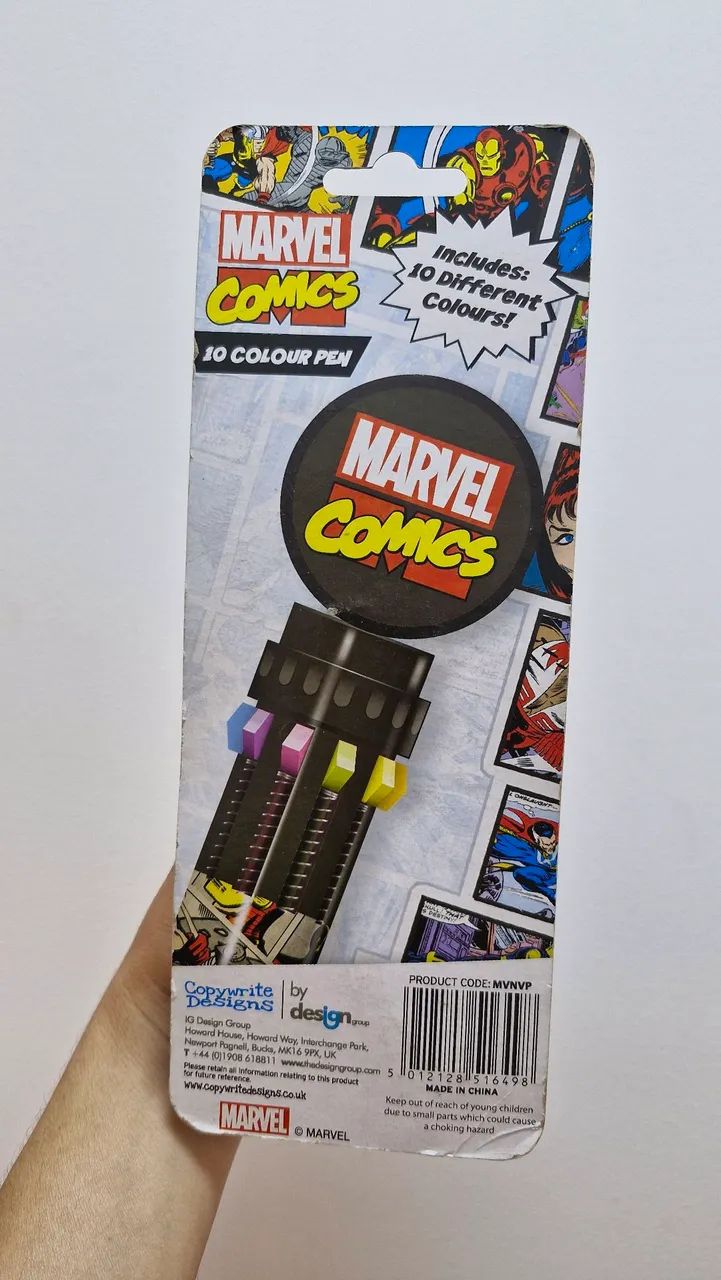 Canetas Super Heroes Avengers Marvel Importada - Foto 5