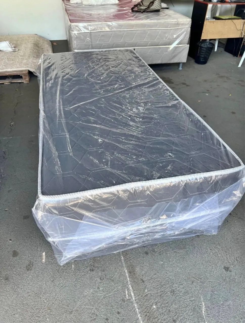 Cama box solteiro (novo) 