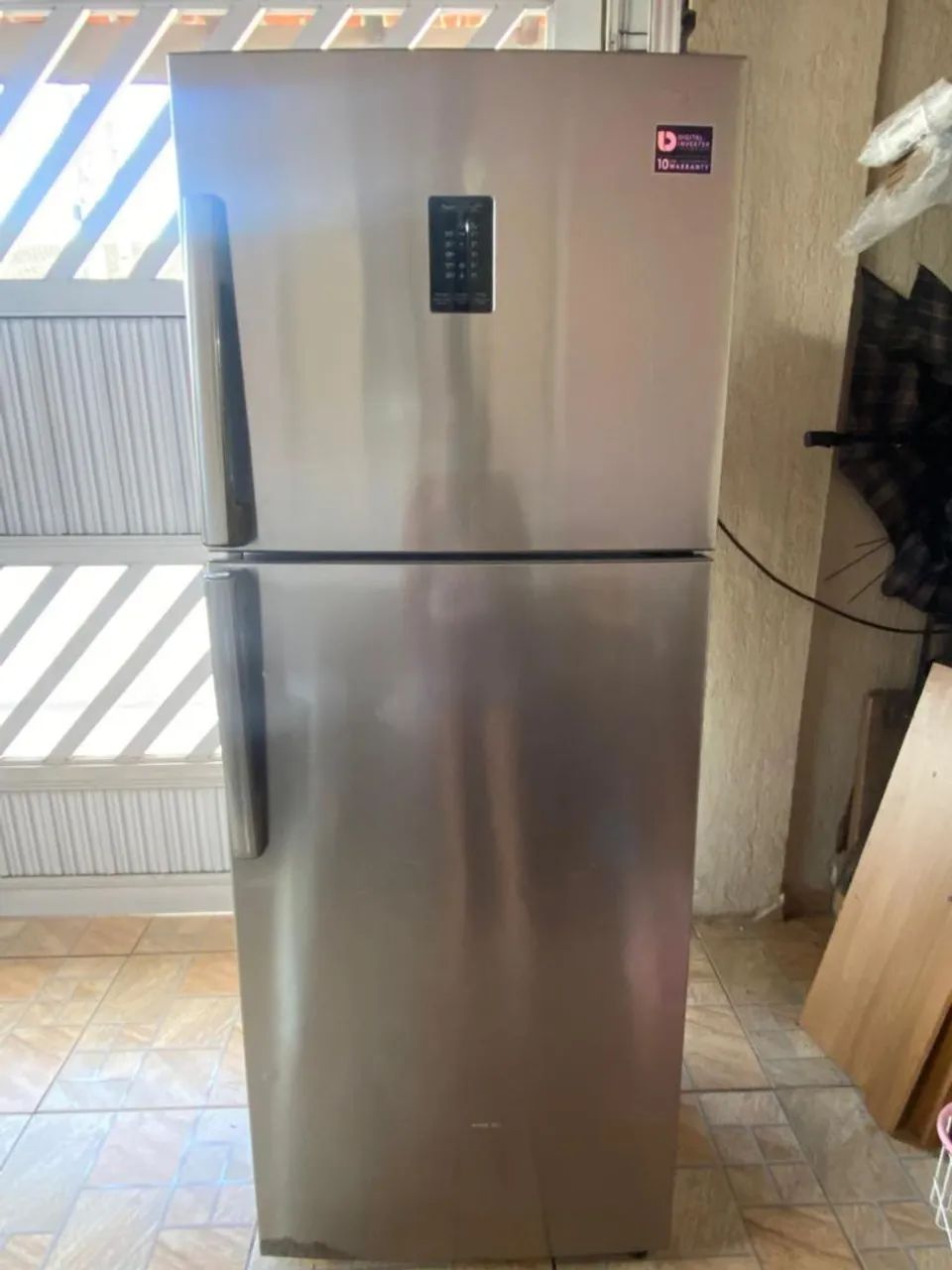 Geladeira Inox 