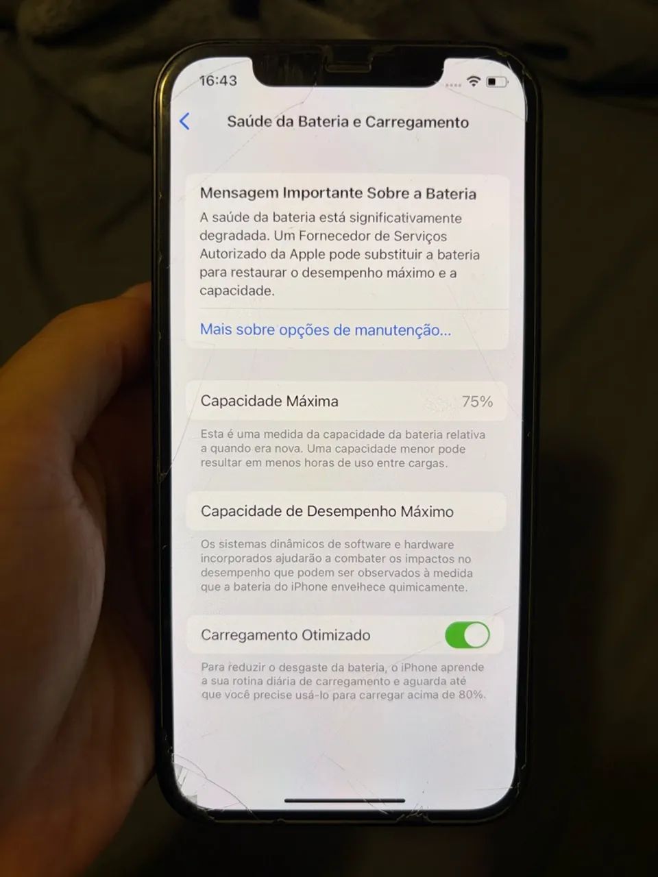 iPhone 12 - Preto - 64GB - 75% saúde bateria - Foto 4