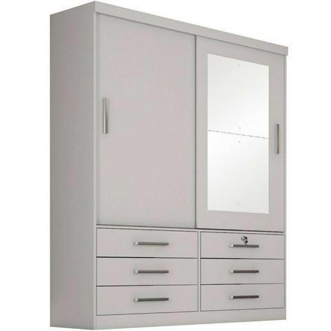 Guarda-roupa Solteiro 2 Portas de Correr na Promoção Entrego Amanhã Chame no Zap
