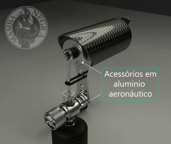 Maquina de Tatuagem Mamba Negra (Máquina NOVA!!) - Foto 4