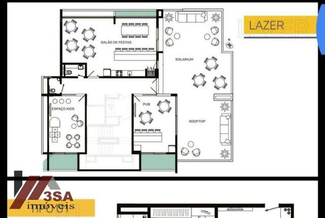 AP0186 Apto com 2 dorm.; 60 m², Bairro São Vicente - Itajaí/SC - Foto 7