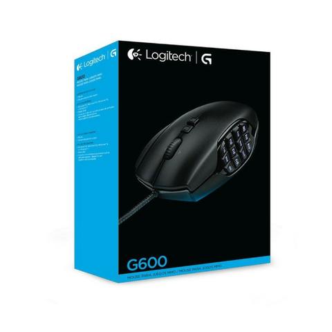 Mouse Gamer Logitech G600 MMO, RGB, 20 Botões, 8200DPI - Foto 6