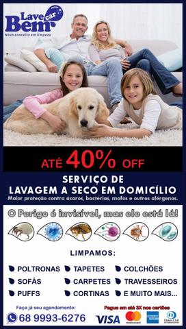 Higienização de estofados a domicilio