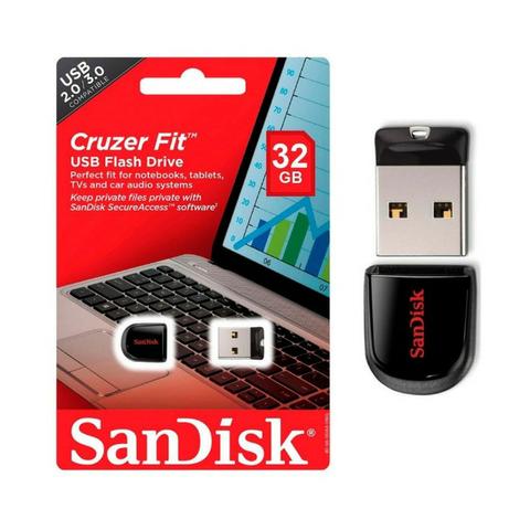 Pen Drive Cruzer Fit Sandisk 32gb Ultra Nano Mini Usb 2.0 3.0 - Foto 5