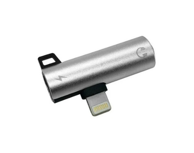 Adaptador iPhone P2 Fone + Entrada Carregador 2 Em 1 - Foto 2