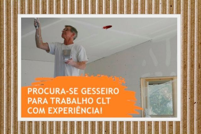 Contrata Gesseiro CLT